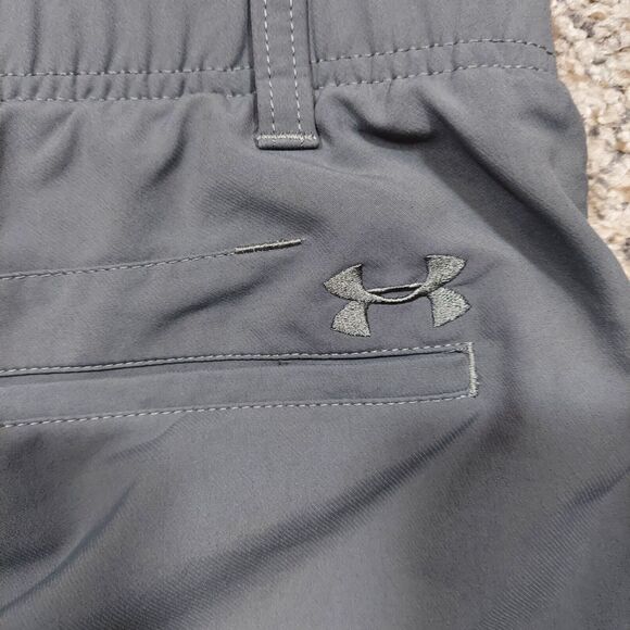 Under Armour Pants Mens 34x30 Gray Match Play Golf Tapered Leg - Picture 6 of 8